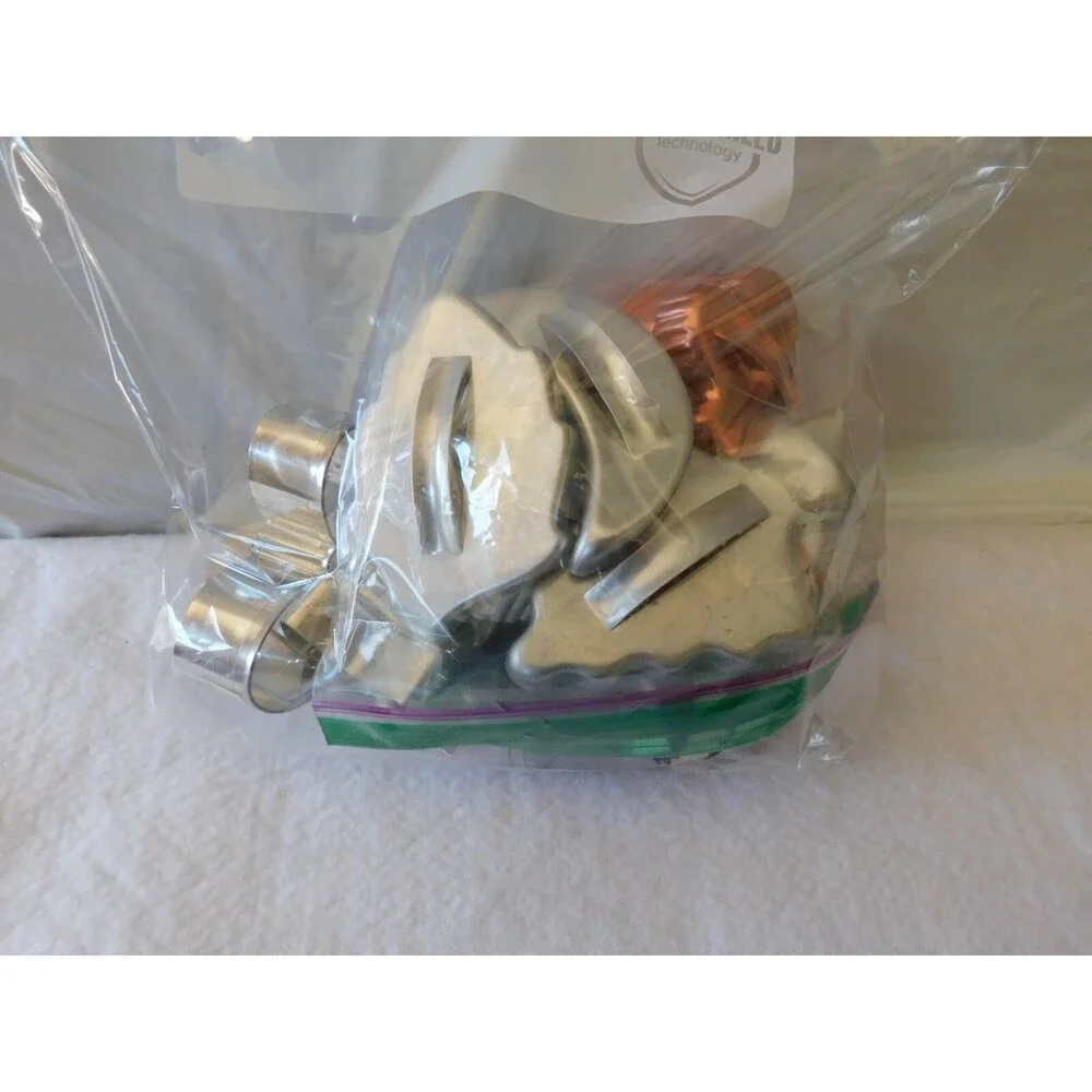 Vintage Metal Cookie Cutters Lot of 19 Mixed Shapes Holiday Baking Molds
